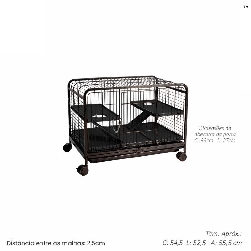 FAUNA PET ROE P BLACK/PRETO