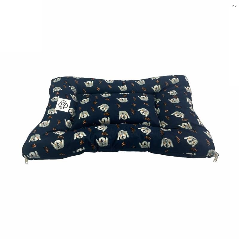 COLCHAO DOG CARINHA AZUL G 80X55CM
