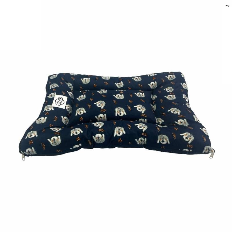 COLCHAO DOG CARINHA AZUL GG 85X65CM