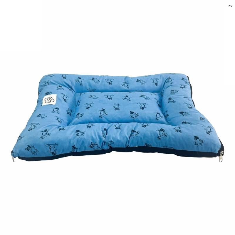 COLCHAO DOG SKATE AZUL G 80X55CM