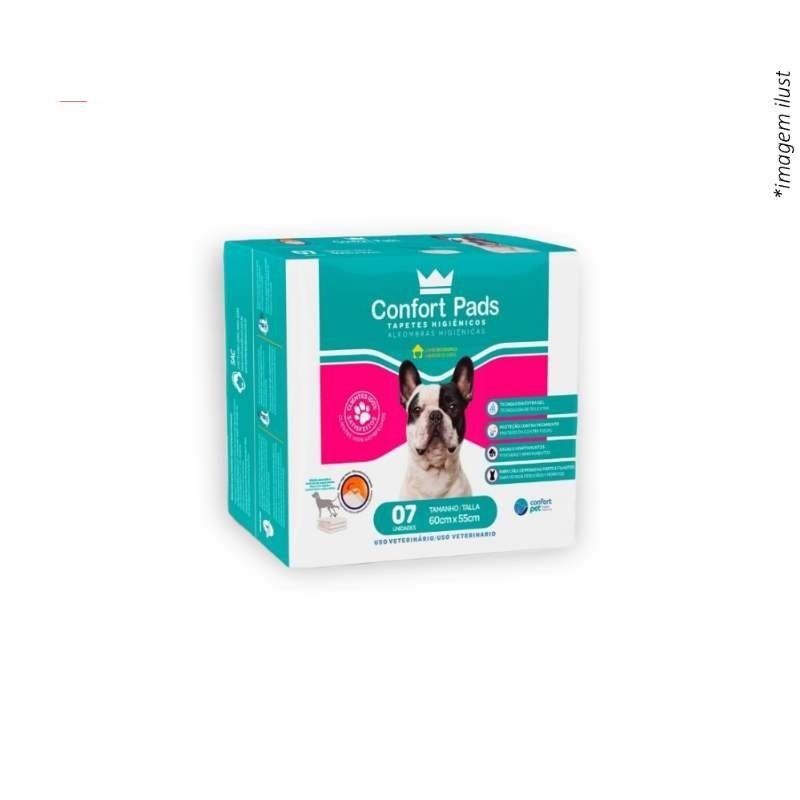 Tapete Hig Confort Pads 60X55 C/7