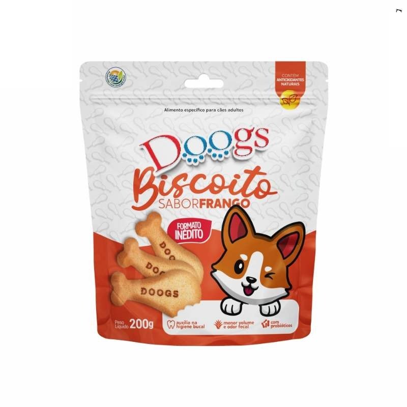 BISCOITO DOOGS FRANGO 200GR