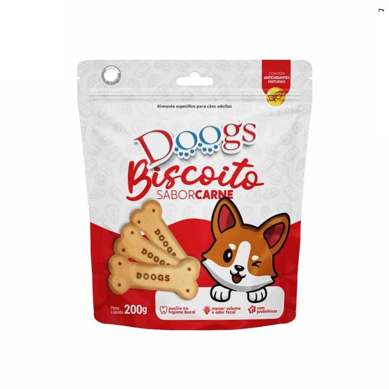 BISCOITO DOOGS CARNE 200GR