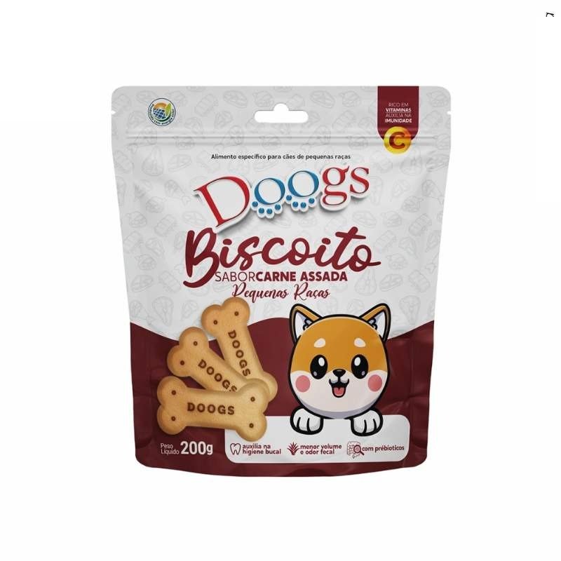 BISCOITO DOOGS RACAS PEQ 200GR