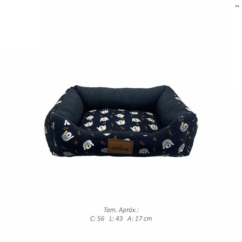CAMA DOG CARINHA AZUL P