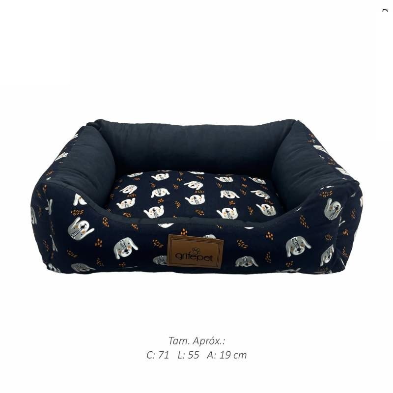 CAMA DOG CARINHA AZUL G
