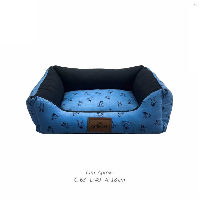 CAMA DOG SKATE AZUL M