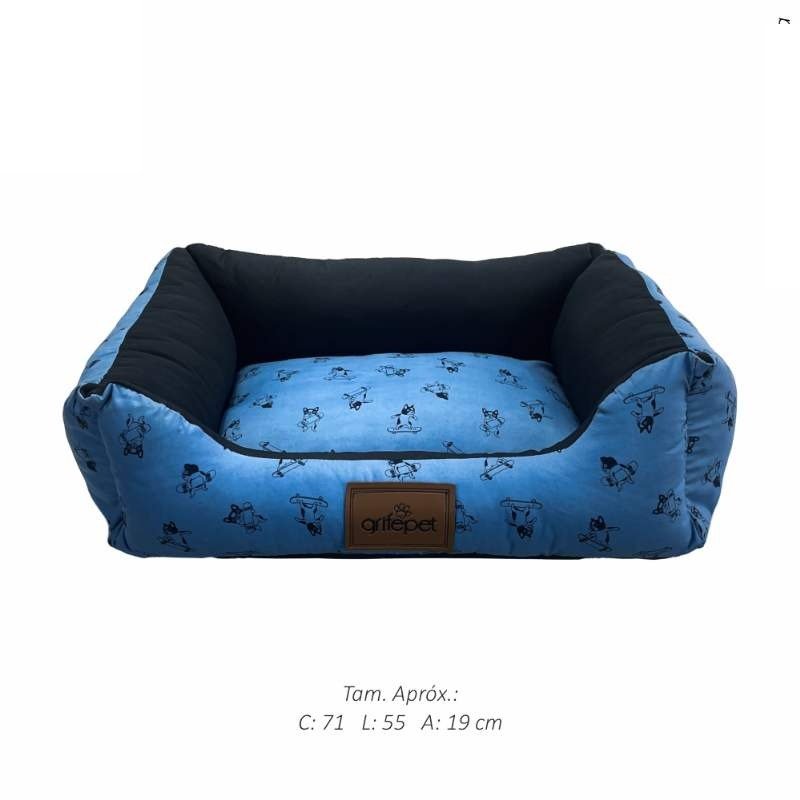 CAMA DOG SKATE AZUL G