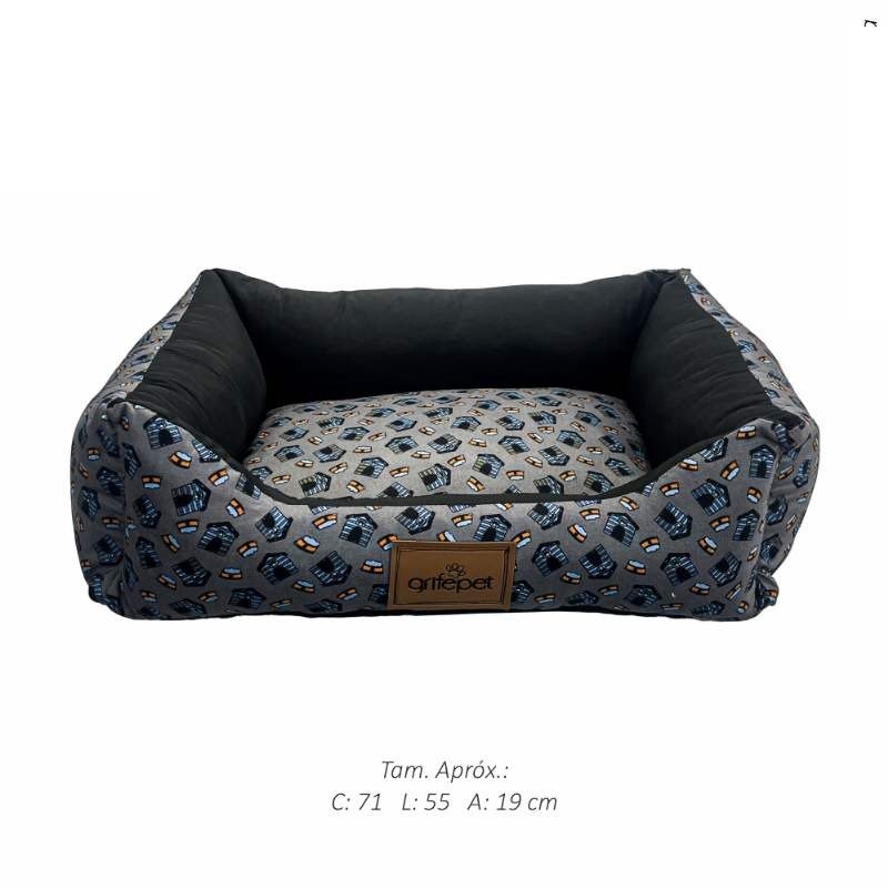 CAMA CASINHA CINZA G