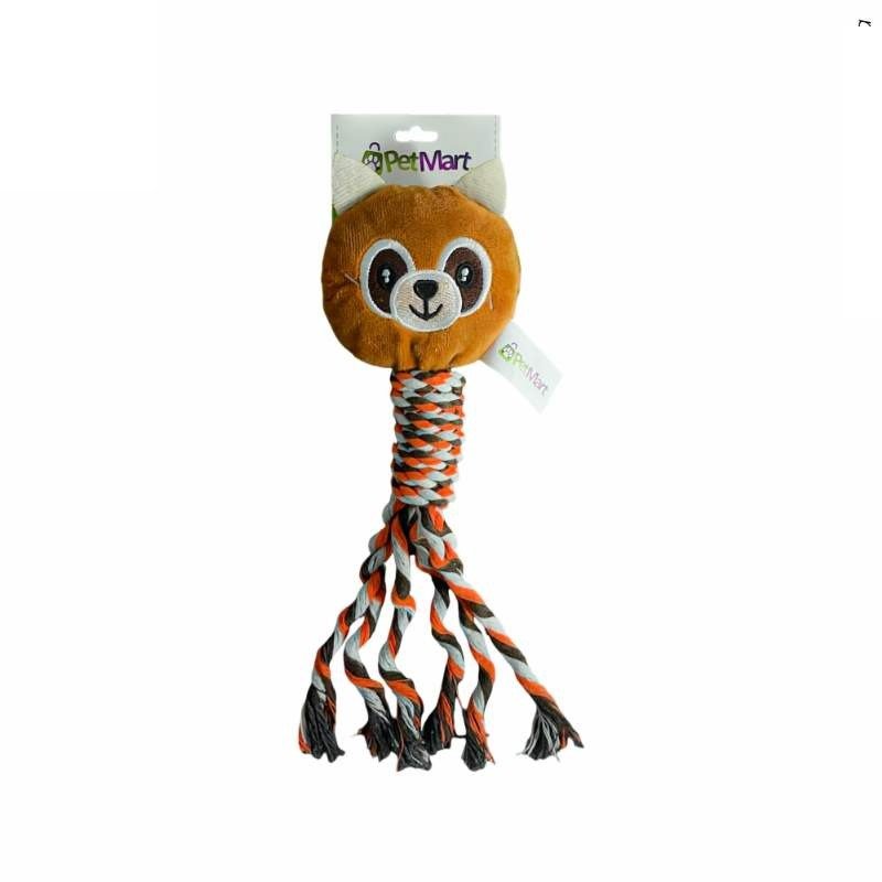 BRINQ PELUCIA RAPOSA C/CORDA