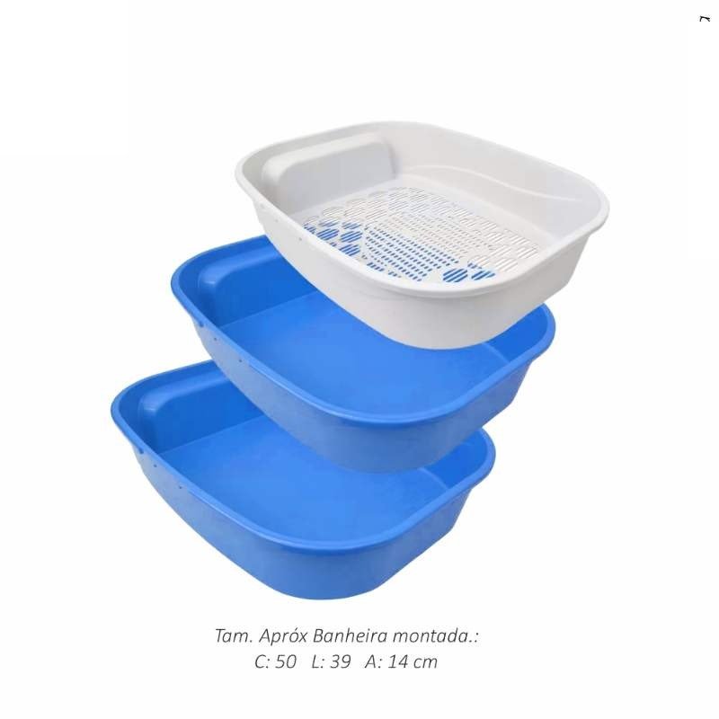 BANHEIRA GATO BIG AZUL