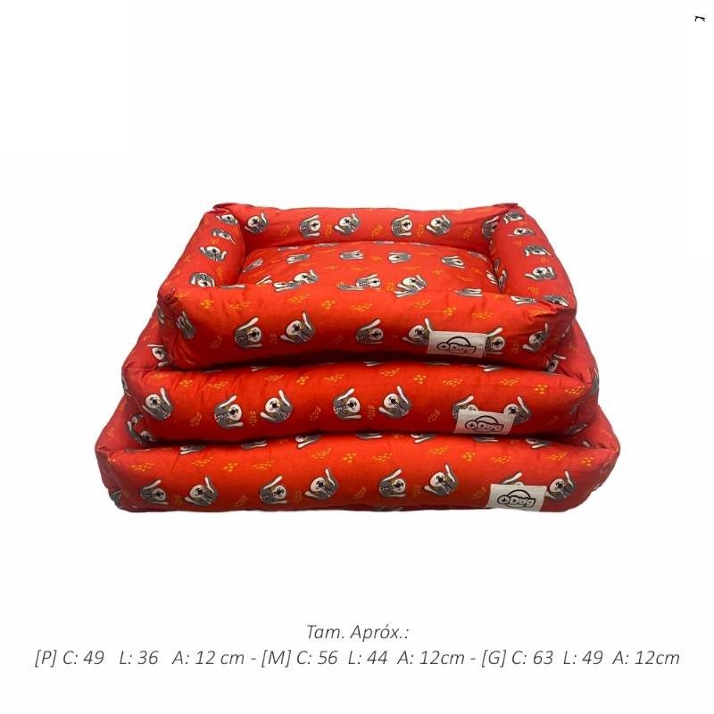 CAMA KIT DOG CARINHA VERMELHA P M G