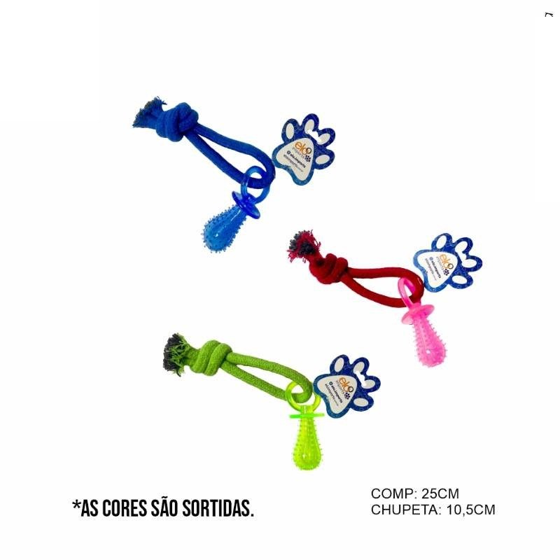 BRINQ CHUPETA C/CORDA
