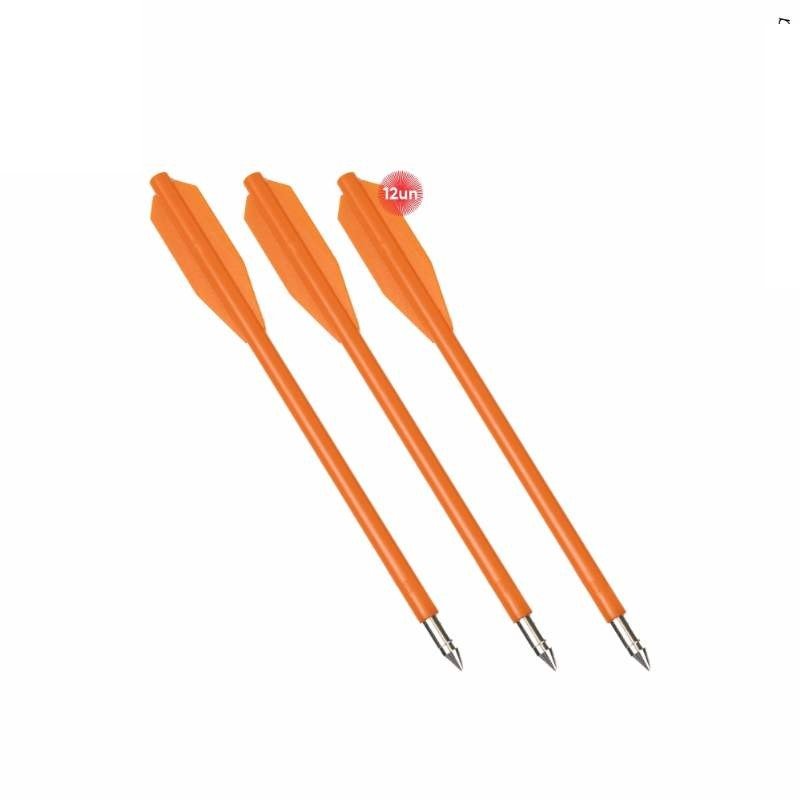 FLECHAS KIT C/12 6,5P (16,5CM) LARANJA