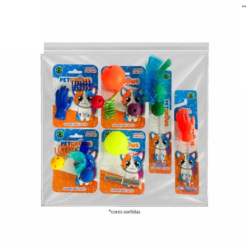 BRINQ GATO PETGROWS KIT C/6