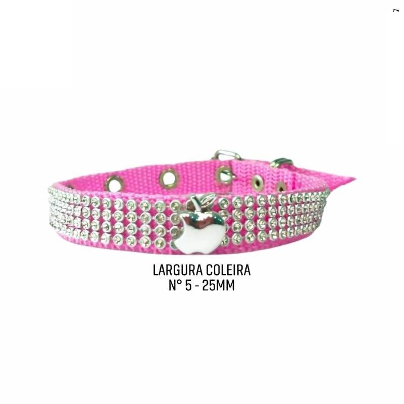 Coleira Caes Strass N.5