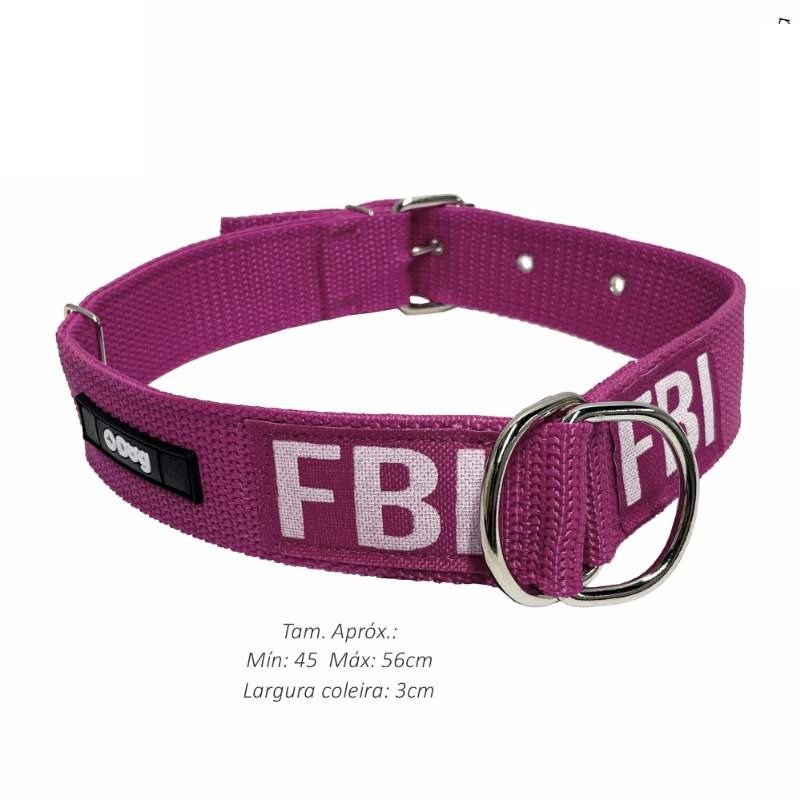 Coleira Dupla Enforcador Fbi N.08