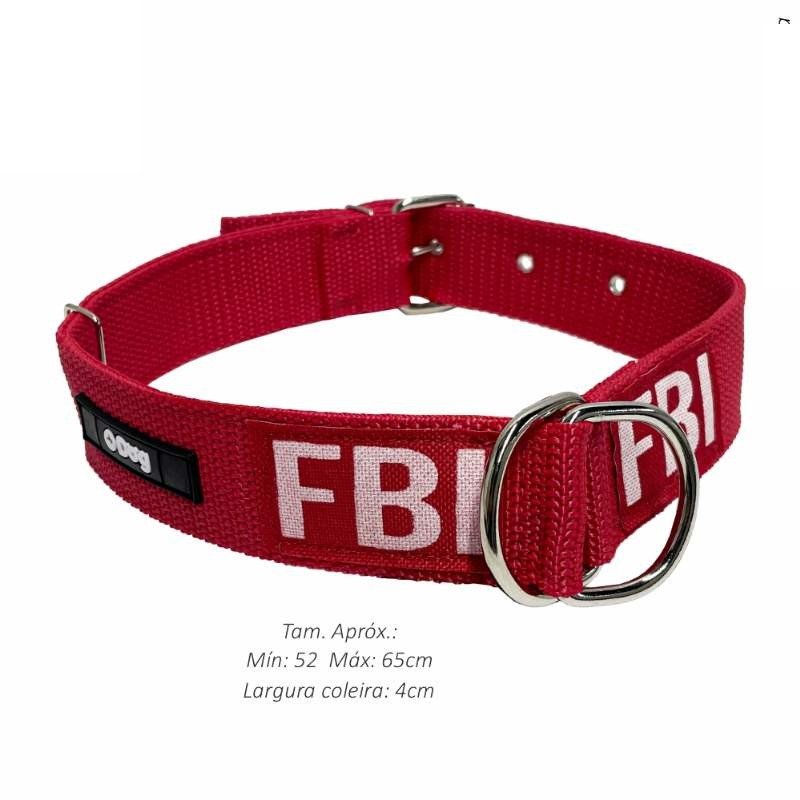 Coleira Dupla Enforcador Fbi
