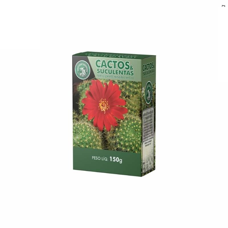 CACTOS E SUCULENTAS CAIXA 150G