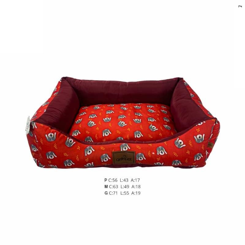 Cama Dog Carinha Vermelha