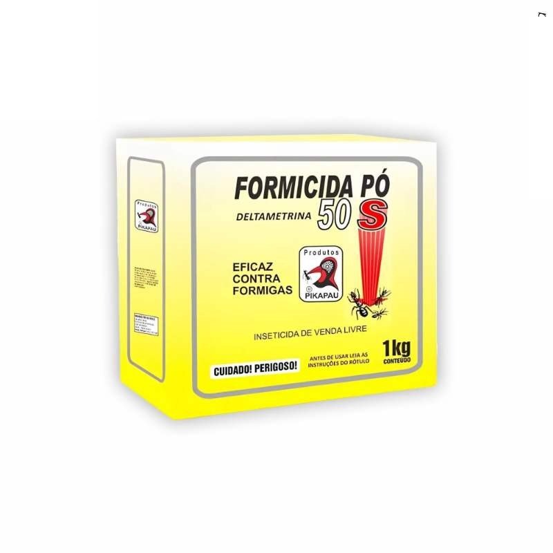 FORMICIDA PO 50 ROSA PIKA PAU 1KG