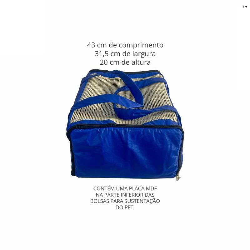 BOLSA TRANSPORTE AEREO PADRAO AZUL