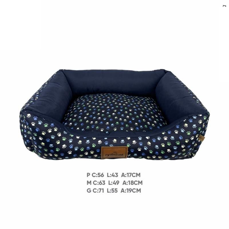 CAMA PATINHAS AZUL M