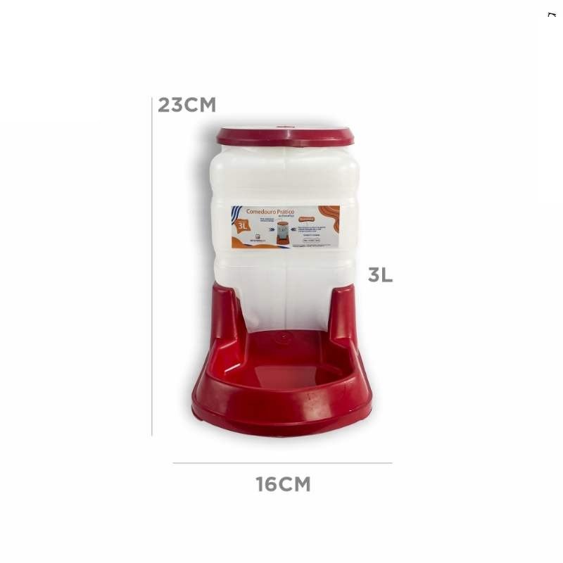 COMED PRATICO 3 LT VERMELHO