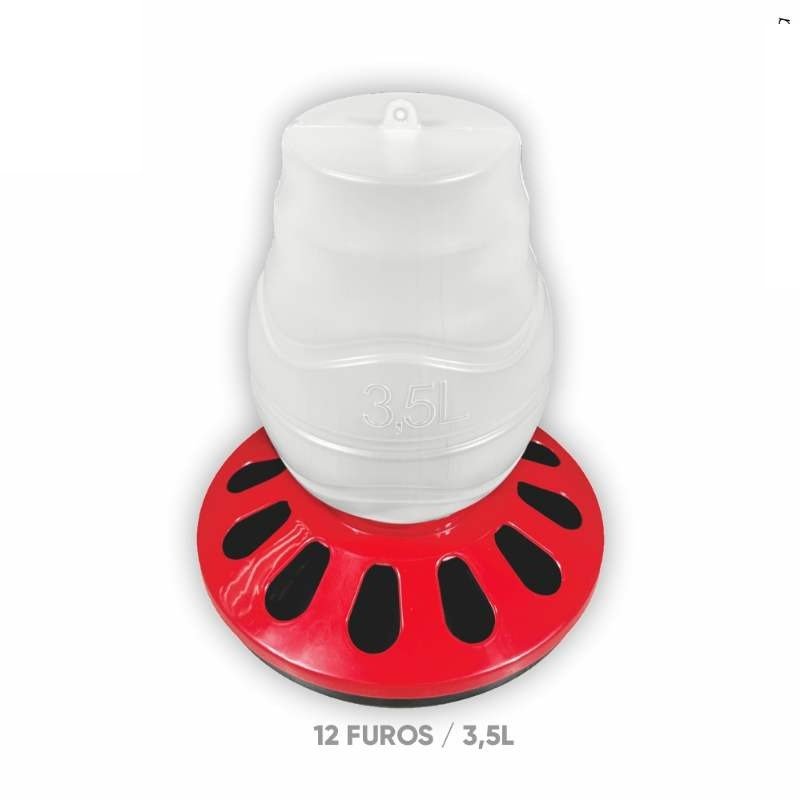 COMED PLAST 12 FUROS AVES 3,5LT C/6