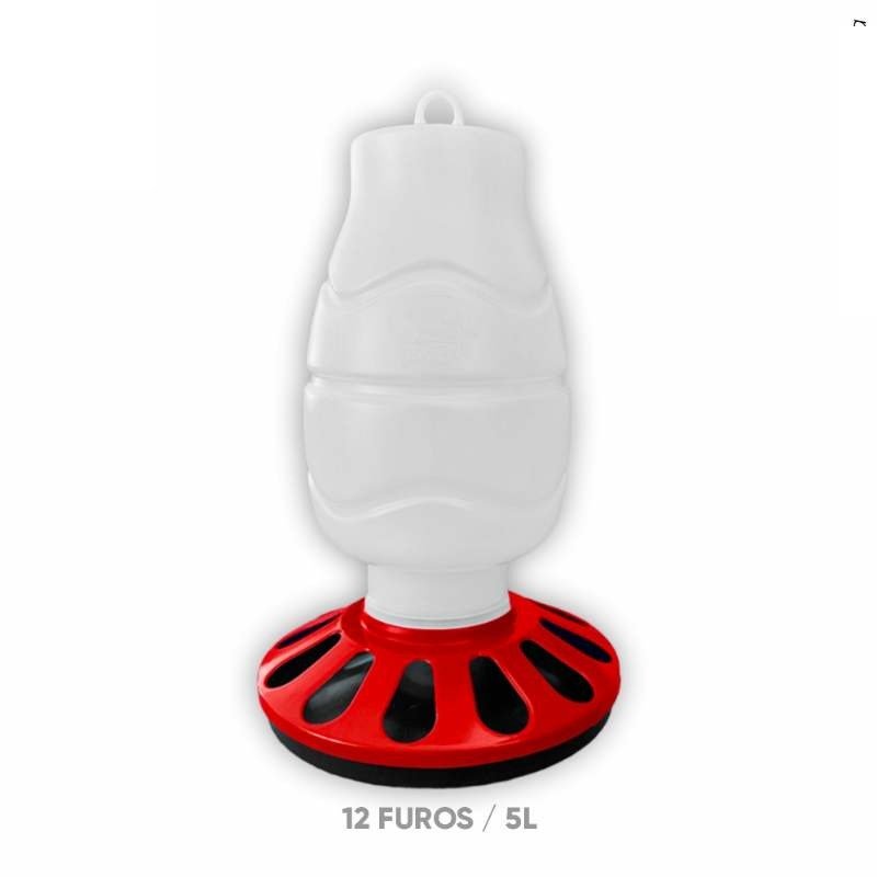 COMED PLAST 12 FUROS AVES 5LT C/6