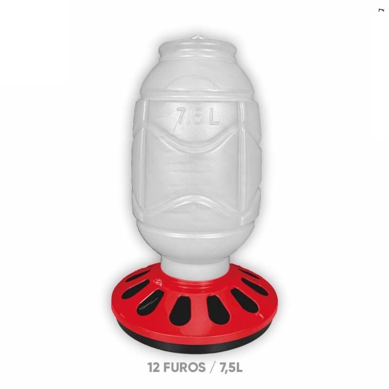 COMED PLAST 12 FUROS AVES 7,5LT C/6