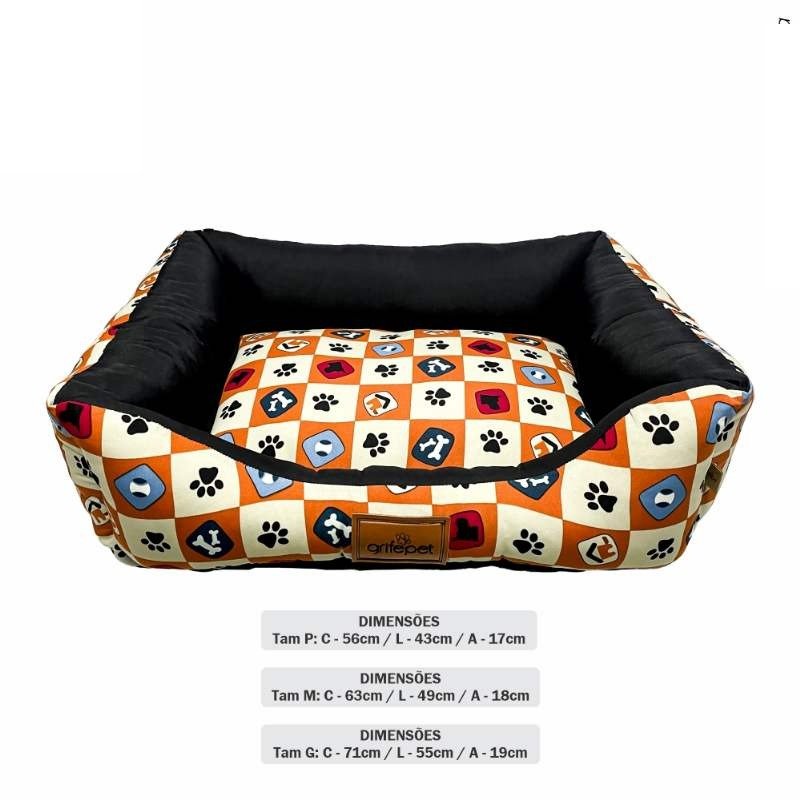Cama Xadrez Patinha