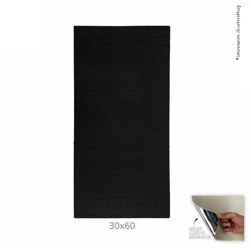 ARRANHADOR ADESIVO 30X60 PRETO