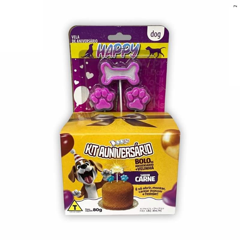 Aniversario Doogs 80Gr Vela
