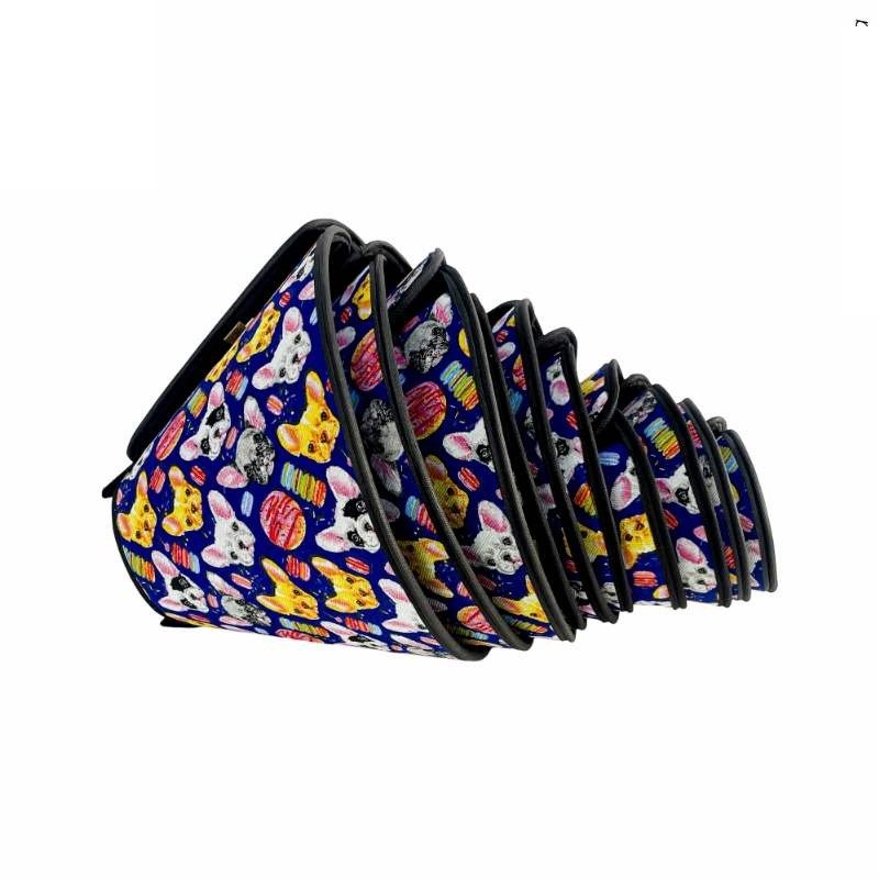COLAR ELIZABETANO LUXO C/VEL 1A10 BULDOG