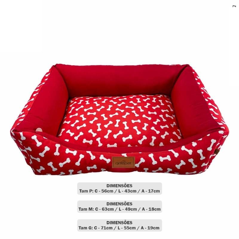 Cama Ossinho Vermelha