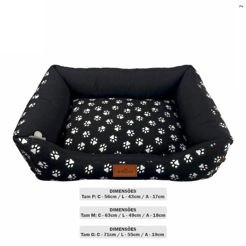 Cama Patas Preta