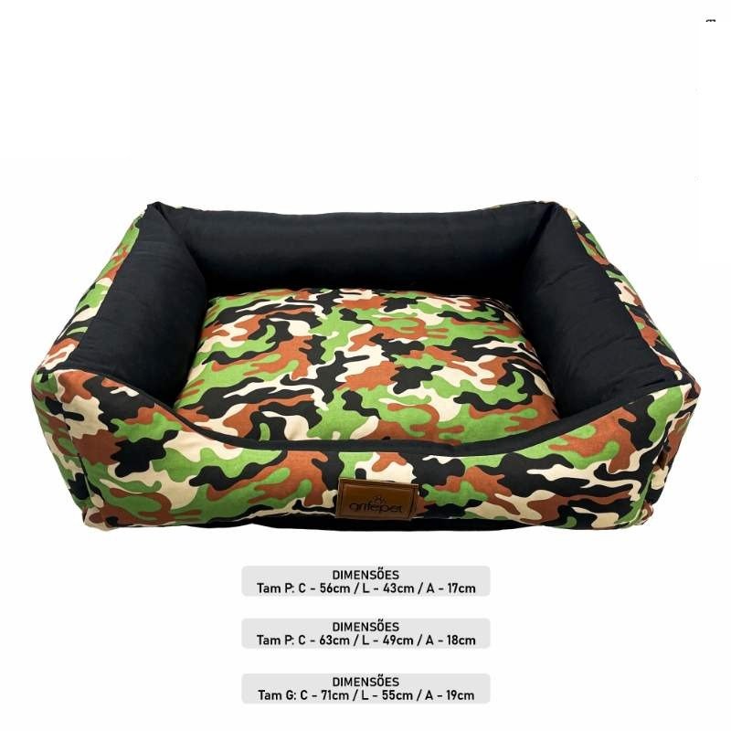 CAMA CAMUFLADA VERDE M