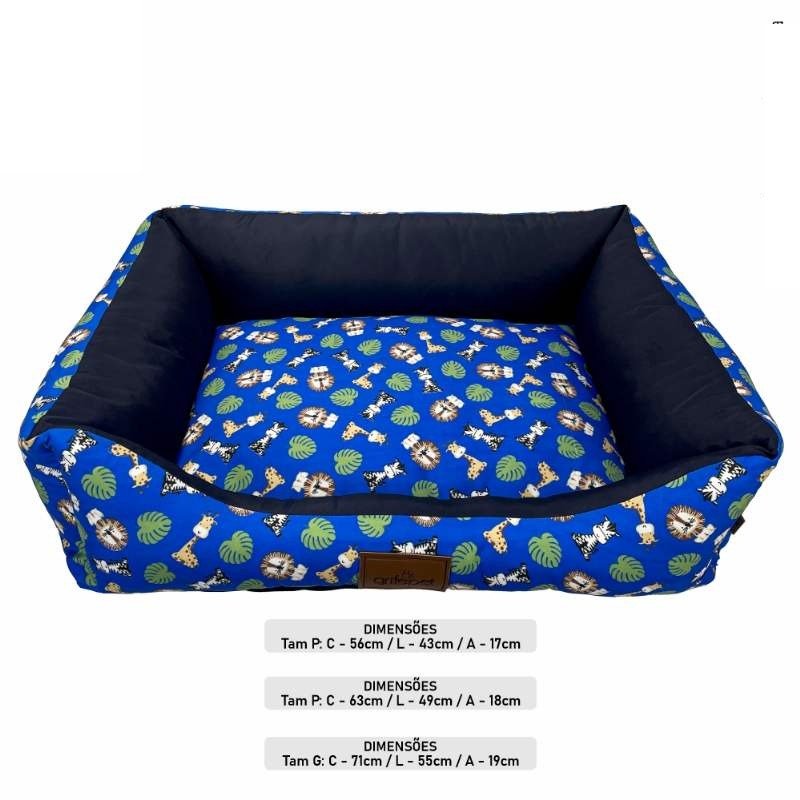 CAMA ZOO AZUL G