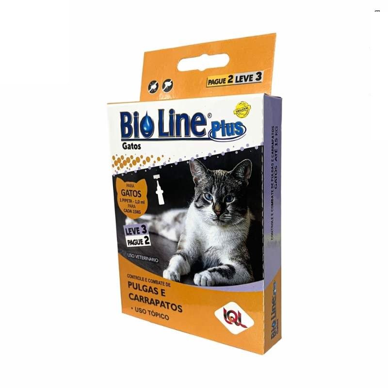 BIO LINE PLUS GATOS C/3 PIPETAS