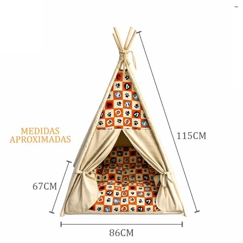 CAMA TENDA DAKOTA XADREZ PATINHA