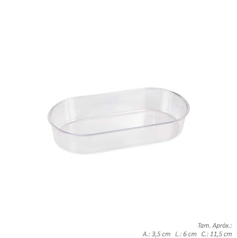 BANHEIRA CRISTAL PEQUENA C/12 JELPLAST