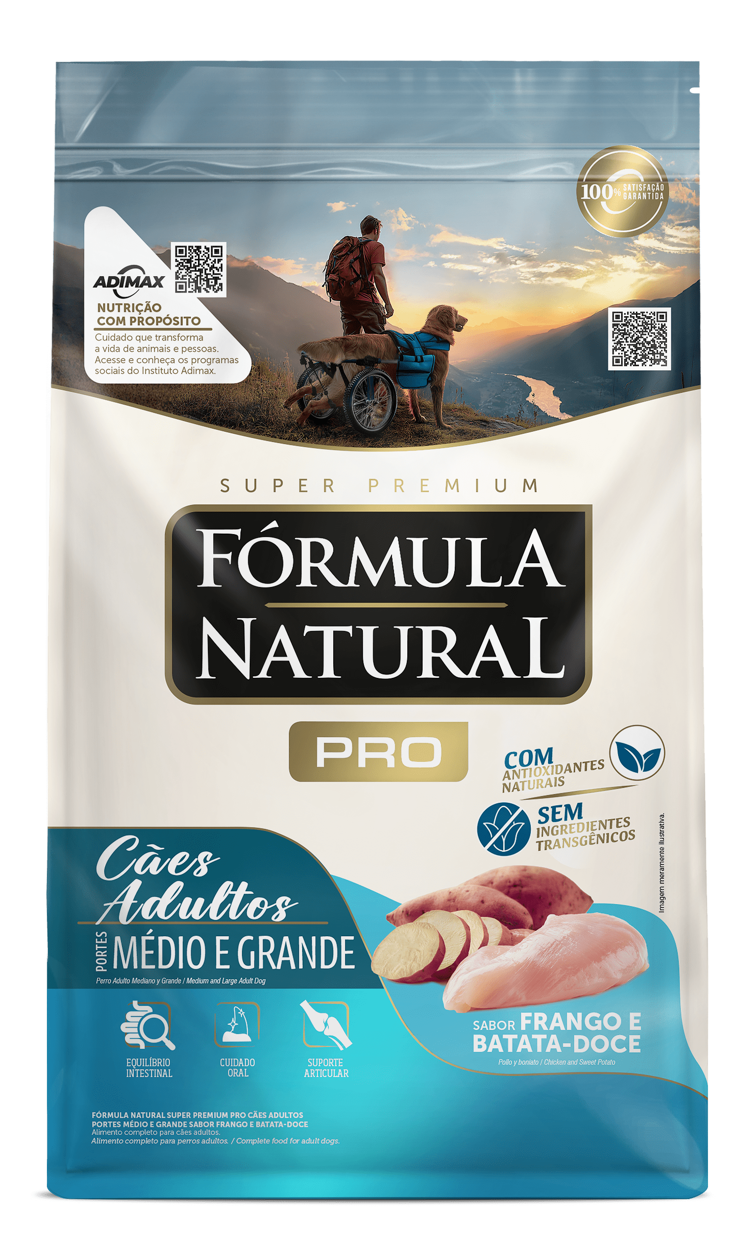 Fórmula Natural Pro Cães Adultos Médio e Grande 15kg