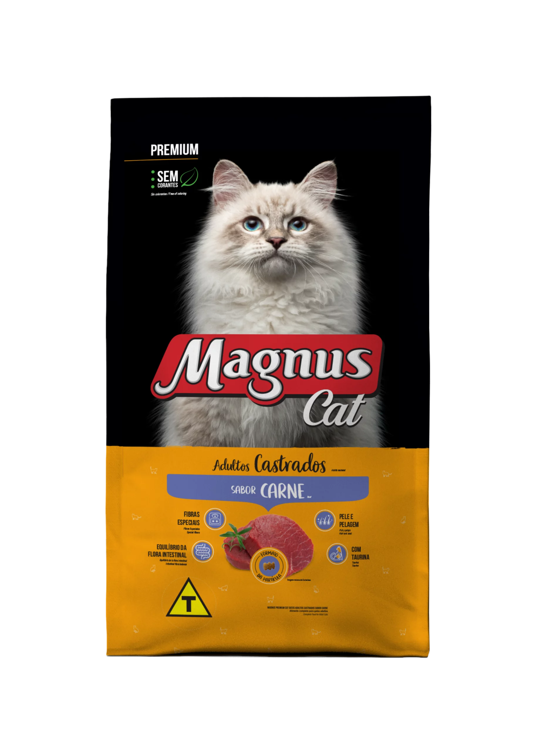 Magnus Cat Adulto Castrado Sabor Carne 20kg