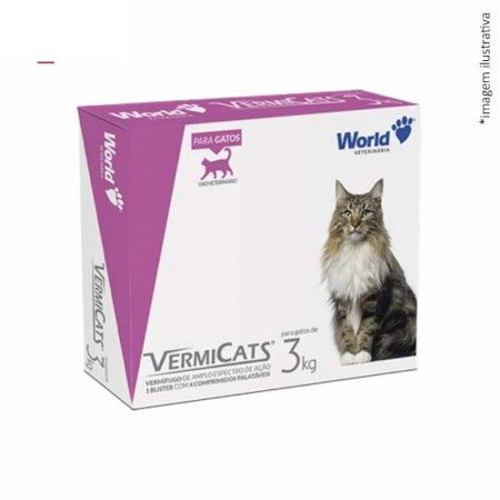 VERMICATS 600MG (3KG) 4COMP