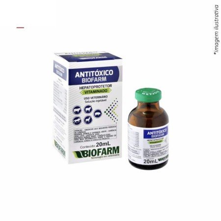 ANTITOXICO INJETAVEL BIOFARM 20ML