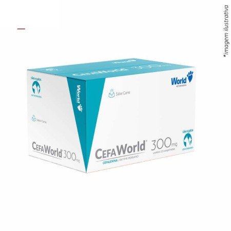 CEFA WORLD 300MG (HOSPITALAR 120 COMP)