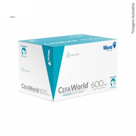 CEFA WORLD 600MG (HOSPITALAR 120 COMP)