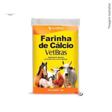 FARINHA DE CALCIO VETBRAS 1 KG